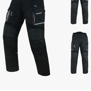 WD Rectify motorcycle riding pants 32 regular slim black- Black with Gray Trim